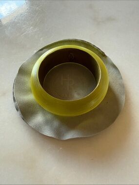 Alexis Bittar // Lucite Bracelet // Yellow